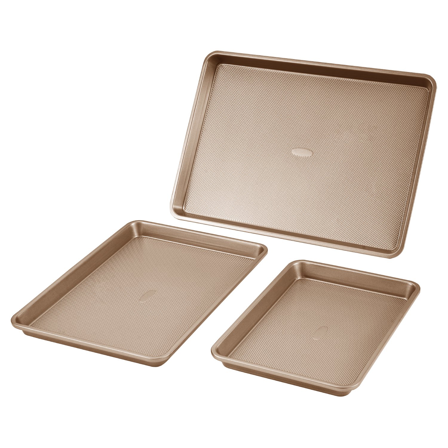Baking Pan Set 3-Piece Nonstick Carbon Steel